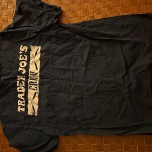 Trader Joe's Crew Logo Navy blue Graphic Tee